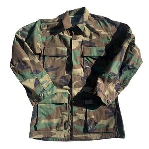 Vintage Army Military Camo Jacket